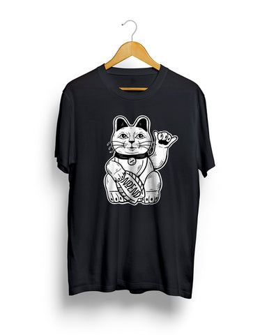 The Lucky Tee (Front Print) - Black