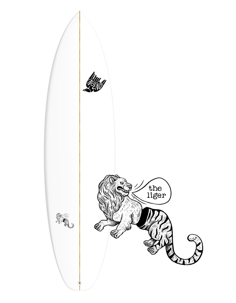 The Liger - Hybrid Surfboard - No End