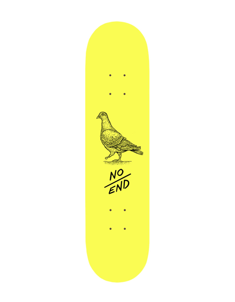 Pigeon Skateboard Deck - No End
